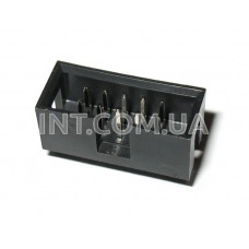 BH-10 / вилка серии IDC на плату / 2x5 / шаг 2.54mm