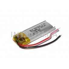 Аккумулятор / Li-Po / 501230P / 130 mAh / 3.7V / с защитой / 30x12x5mm / 2 провода