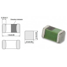 Дроссель / 10nH / I=400mA / LQG-15HS-12NJ-02D / SMD 0402 / Murata / +-5%