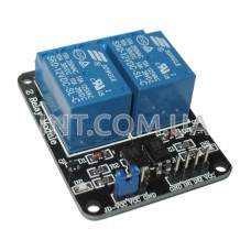 Модуль реле на SRD-12VDC-SL-C, 2 канала 