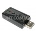 Звуковая карта USB, внешняя, моноблок, 5 в 1