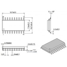 HT12E / энкодер 12-и разрядный / HOLTEK / SOP20 