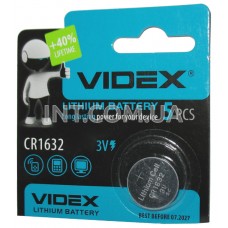 Батарейка / CR1632 / Литиевая / 3V / VIDEX