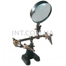 Держатель универсальный, третья рука /  MG-16126 it / линза, 2 крокодила