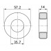 Сердечник - кольцо распыленное железо / 57.2 x 35.7 x 14.0 mm / µ=75 / Т225-52