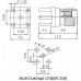 SMA001 / Гнездо (розетка) прямое, на плату / KLS