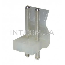 KK-D-02 / вилка на плату, DIP 180° / 1x2 / шаг 3.96mm / Morethanall