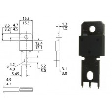 Диод быстродействующий / 150EBU04 / I=150A / U=400V / PowIRtab / IR / Uf=1.07V, t=60ns