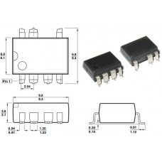 LNK564GN / ШИМ контроллер + MOSFET транзистор, для ACDC / SMD8B / PI 