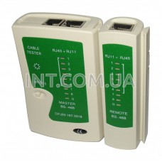 Тестер кабельный / BS468 / тест витой пары RJ-45 (LAN), RJ-11, RJ-12
