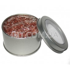 Очиститель жала паяльника на основе металл. стружки с круглой подставкой