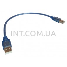 Кабель USB A - USB B / L=0.5m / синий