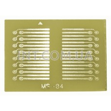Макетная плата INT-MS-04 / 40x28mm / для корпусов SO, SOL,  шаг 1.27 / IntCom