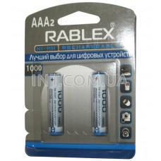 Аккумулятор / Ni-MH / 1100 mAh / 1.2V / AAA / Rablex
