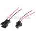 Вилка  JST-02 и розетка  JST-02 / с проводом 22AWG, L=100mm