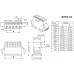 Вилка  JST-02 и розетка  JST-02 / с проводом 22AWG, L=100mm