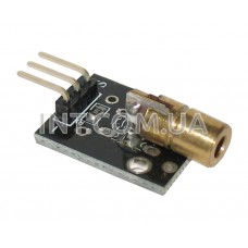 Модуль лазера / KY-008 / красный, 5V, 30mA, 650nm 