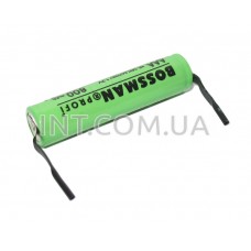 Аккумулятор / Ni-MH / 1000 mAh / 1.2V / AAA / Bossman / промышленный, с гибкими конт.