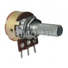 2K Om переменный c выключателем / R16600NS-B2K / L=15mm / звезда / лин. / 0.125W / CTR 