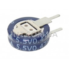 470000 mkF / 5.5V / Ионистор / SE-5R5-D474VYV / 70°С / 18.7x4.7mm / KAMCAP