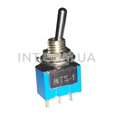 Тумблер / 250V / 3A / 1гр. по 3 контакта / GT1-9818 / ON-ON / 2 положения