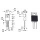 STP55NF06FP / транзистор N-канал / Id=50A / Uds=60V / Rds=18mΩ / TO-220 / ST