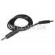Шнур аудио / штекер 3,5 mm - штекер 3,5 mm, стерео / L=3.5m / черный