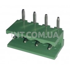 HT508R-5.08-04P-14 / разъем на плату, угловой / шаг 5.08 mm