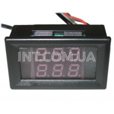 Термометр цифровой / 2 индикатора, 2 NTC-датчика, t=-50...+120°С, Uin=4...28V, встр / 47x28x15mm