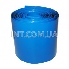 Трубка термоусадочная / H=130mm / для сборки аккумуляторов, рукав, синяя / 1m