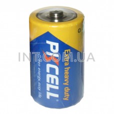 Батарейка / D / Cолевая / 1.5V / PKCELL / Heavy Duty, R20