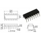 4053BEY (CD) / 2 эл. 4-х канальный аналоговый мультиплексор/демультиплексор / DIP16 / TI