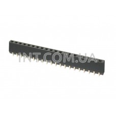 PBS2-20 / гнезда на плату однорядные / 1x20 / шаг 2.0mm