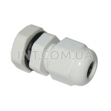 Кабельный ввод (сальник) / PG07 / Dкаб=3...6.5mm / белый / IEK