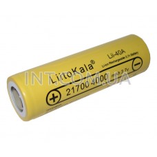 Аккумулятор / Li-ion / Lii-40A / 4000 mAh / 3.7V / 21700 / LiitoKala / высокотоковый, без защиты
