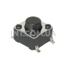 Кнопка тактовая / L-KLS7-TS6604-5.0-180-T (SWT-2/5) / 6х6х5mm / SMD, 4 вывода