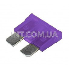 Предохранитель автомобильный 3A / H=18.8mm, цвет фиолетовый