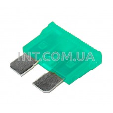 Предохранитель автомобильный 30A / H=18.8mm, цвет салатовый