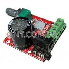 Аудио усилитель класса D на PAM8610 / 2x10W / 7.5...15V, 1A