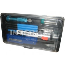 Паяльный набор ZD-972E / паяльник на 3-x бат. AAA + 7 инструментов / Zhongdi 