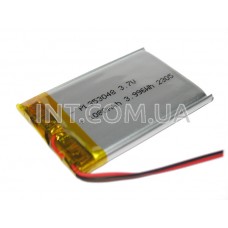 Аккумулятор / Li-Po / LP353048 / 1080 mAh / 3.7V / 48.5x30.5x3.7mm / 2 провода / с защитой