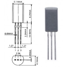 2SC5609 / транзистор PNP / Ic=0.1A / Uce=50V / f=80MHz / TO-92 high
