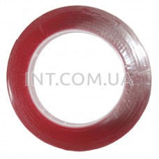 Скотч двусторонний, прозрачный, 10mm x 10m, толщина=0.5mm