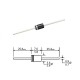 Диод выпрямительный / FR207 / I=2A / U=1000V / DC / DO-15 / t=75ns