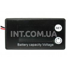 Вольтметр, индикатор уровня емкости АКБ, встраиваемый / SUPNOVA 6133A / Umsr=8...100V, C=0...100% 