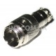 Штекер XLR кабельный / MIC-343 / серый металл / 3 вывода