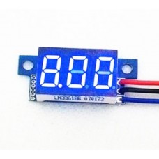 Вольтметр встраиваемый малогабаритный / Umsr=0...100V, 0.36