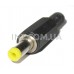 Штекер питания DC / 3,5х1,3x9mm / на кабель, пластик