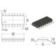 74HC4052D / сдвоенный 4-х канальный аналоговый мультиплексор/демультиплексор / SO16-150 / NXP