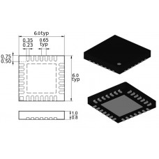 PIC16F876A-I/SP / 8-бит микр-р / QFN28 / Microchip